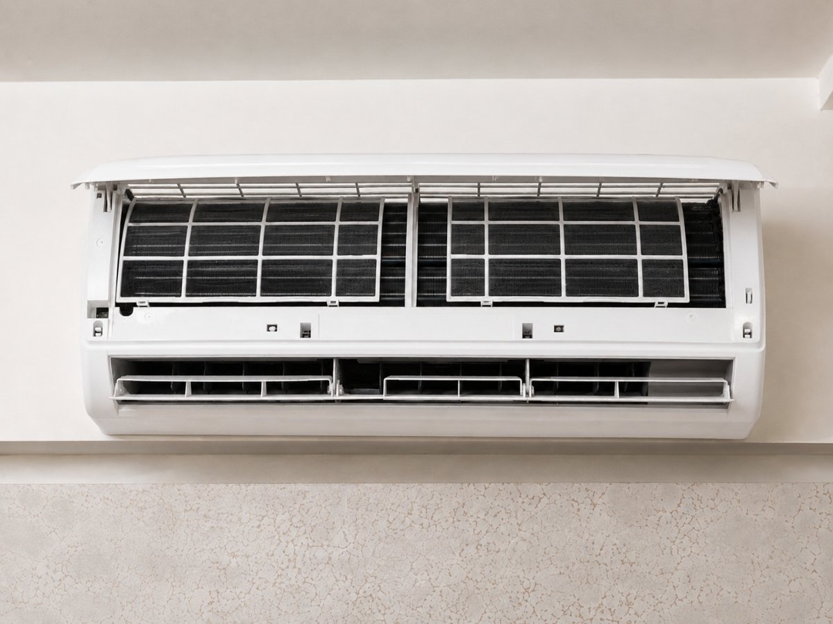 Clean AC unit after deep servicing in Tumkur by Smart Seve