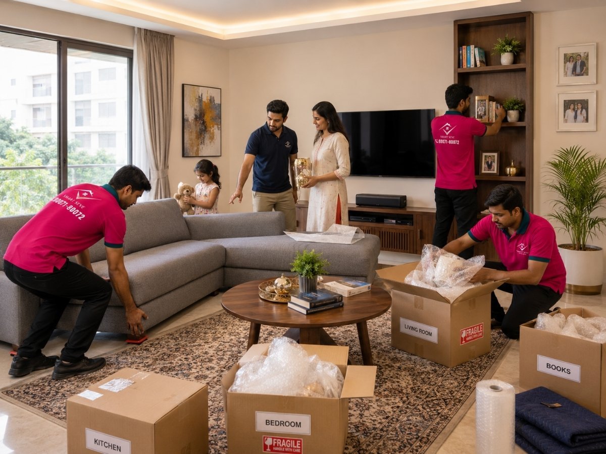 Packers and movers service in Tumkur by Smart Seve