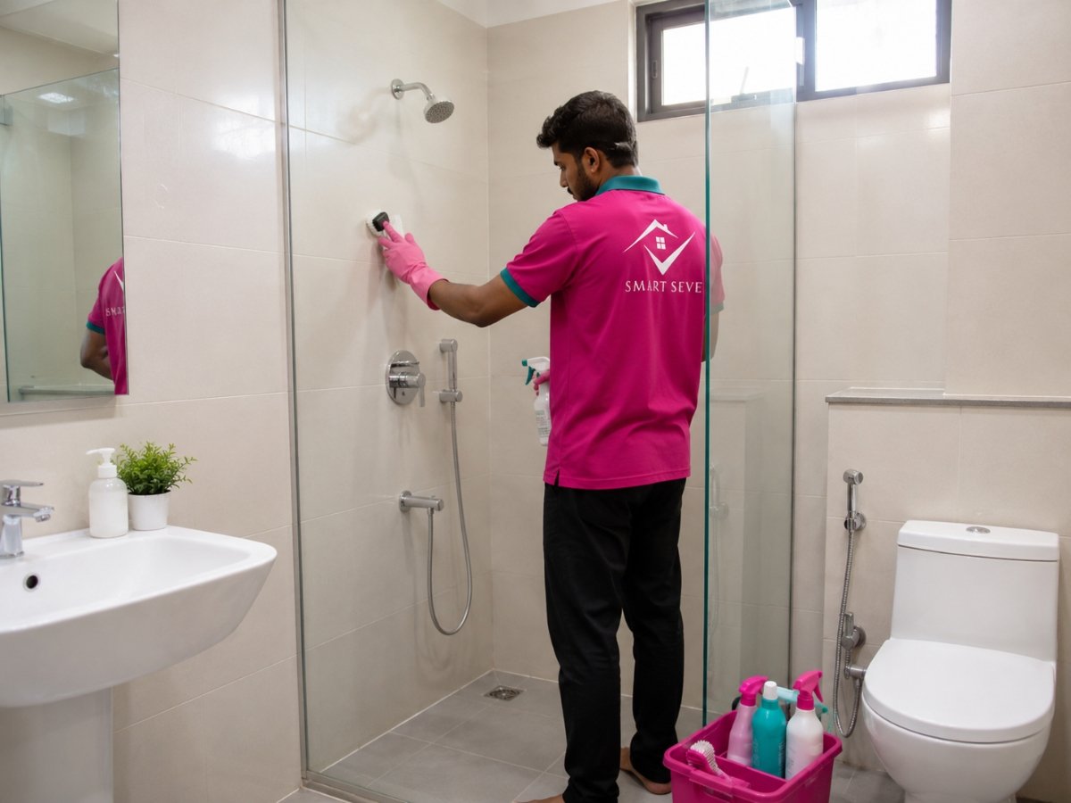 Smart Seve professional bathroom cleaning in Tumkur
