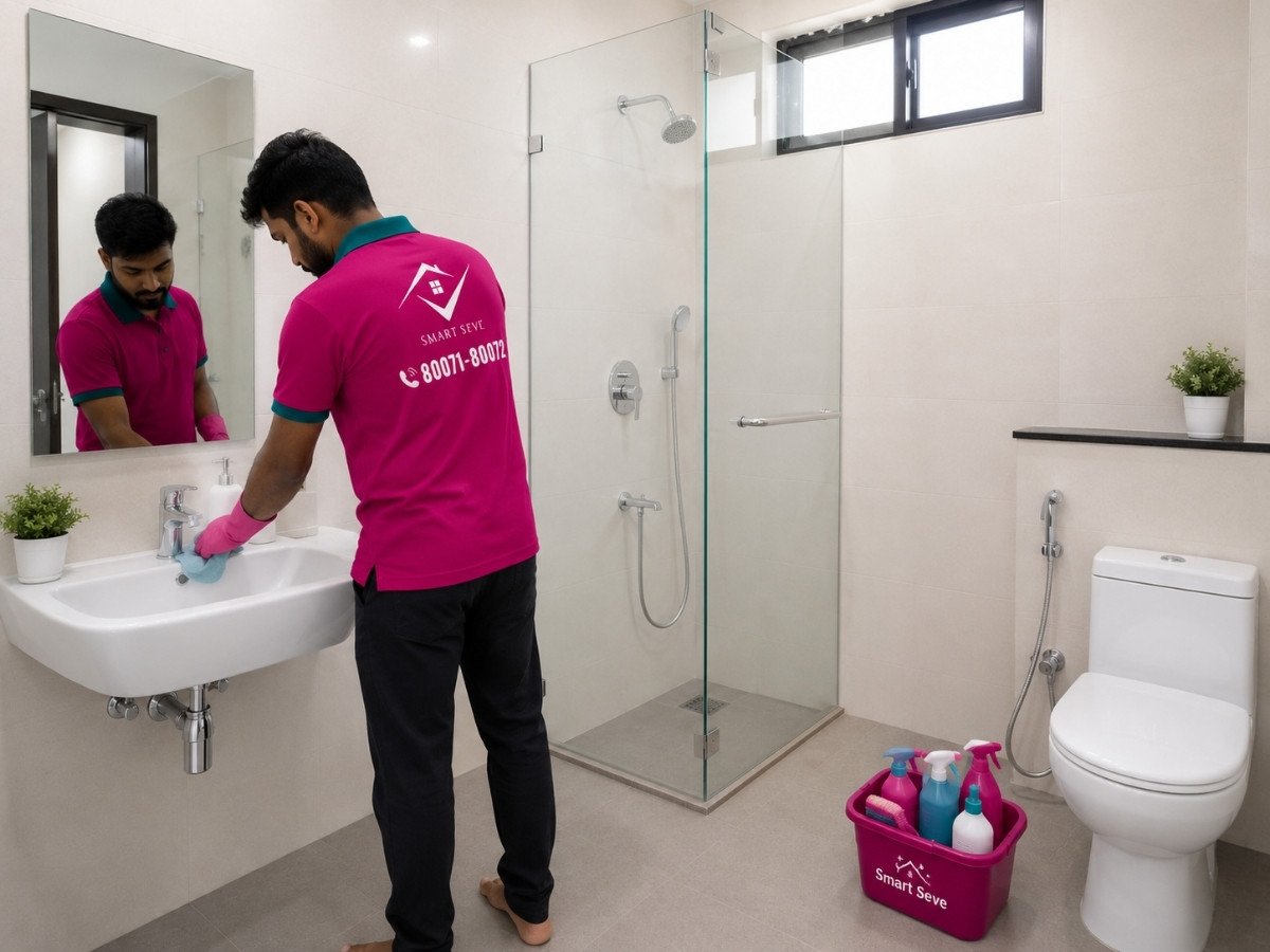 Smart Seve bathroom deep cleaning in Tumkur