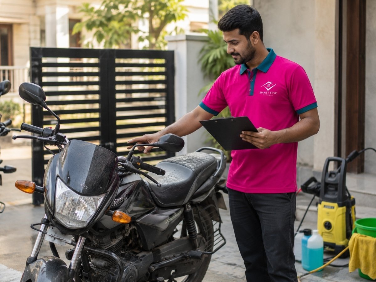 Scooter body polishing and shine in Tumkur
