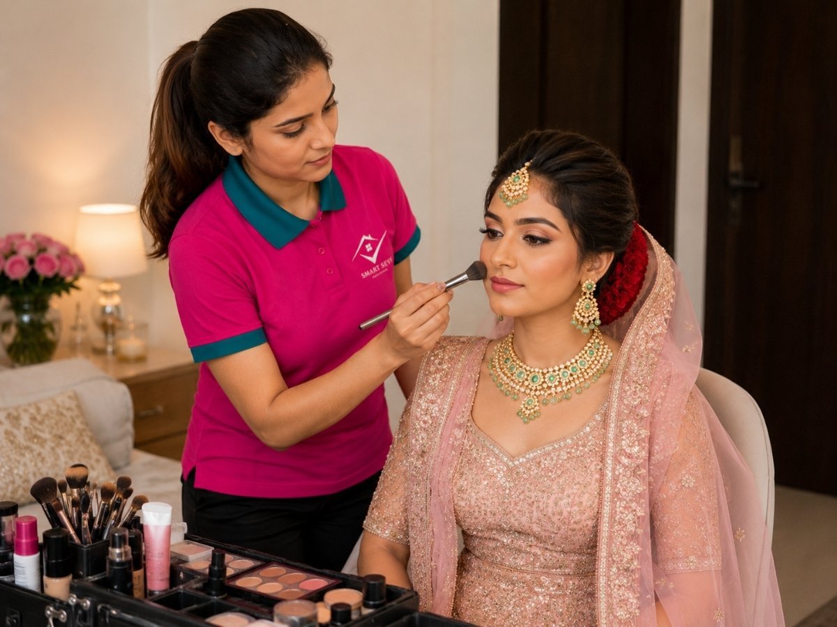 Bridal and party makeup at home in Tumkur
