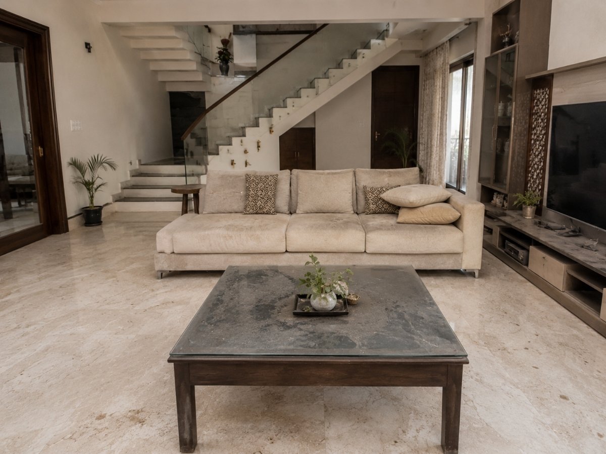Home before deep cleaning in Tumkur by Smart Seve