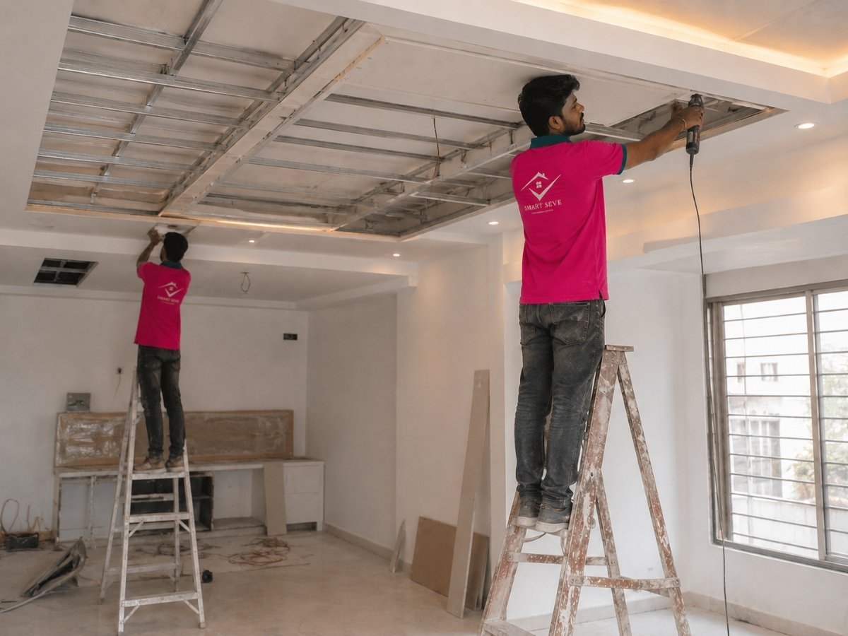 Kitchen renovation in Tumkur by Smart Seve