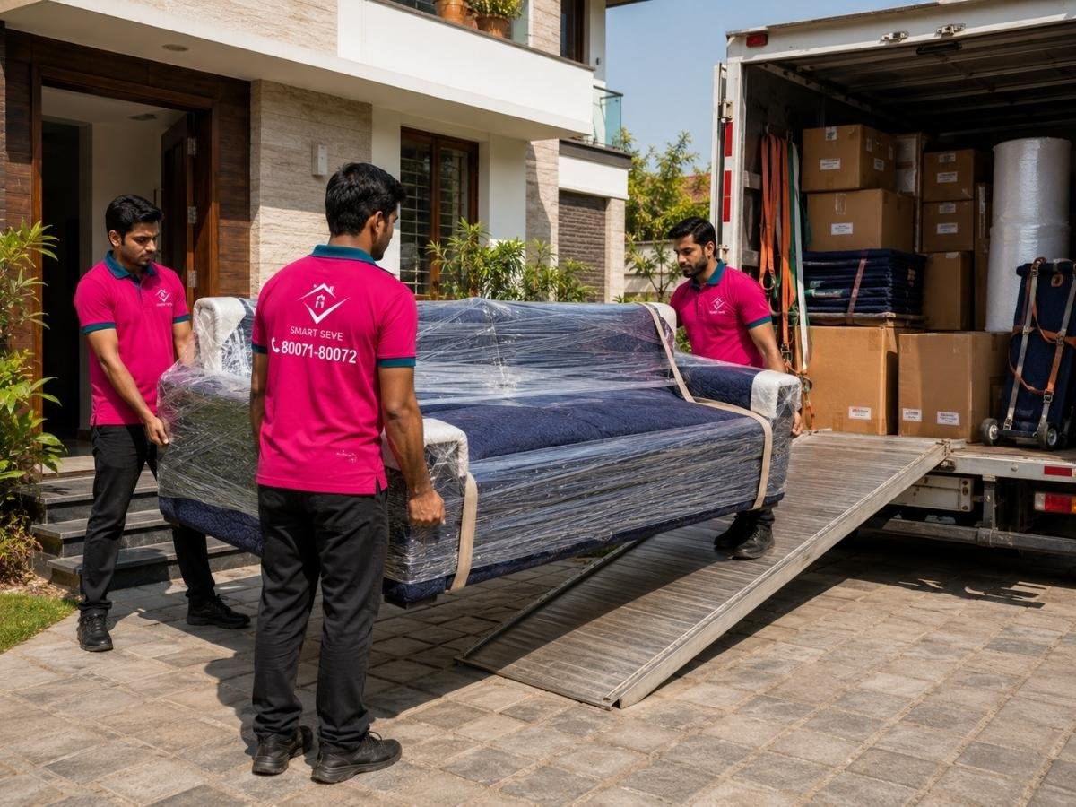Loading of materials during a move in Tumkur