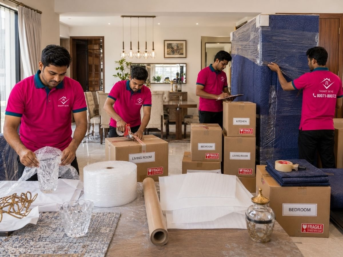 Material packing for house and office moving in Tumkur