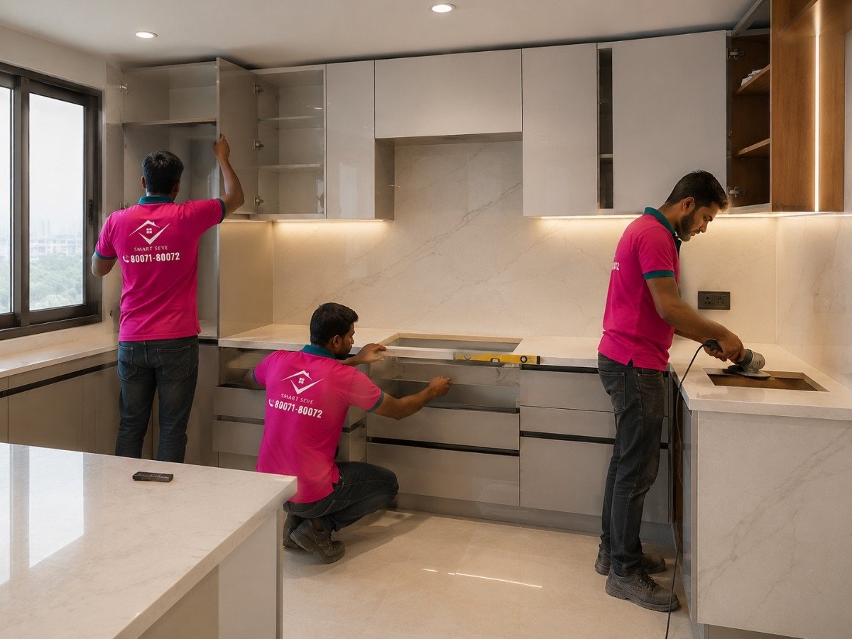 Modular kitchen interior design in Tumkur