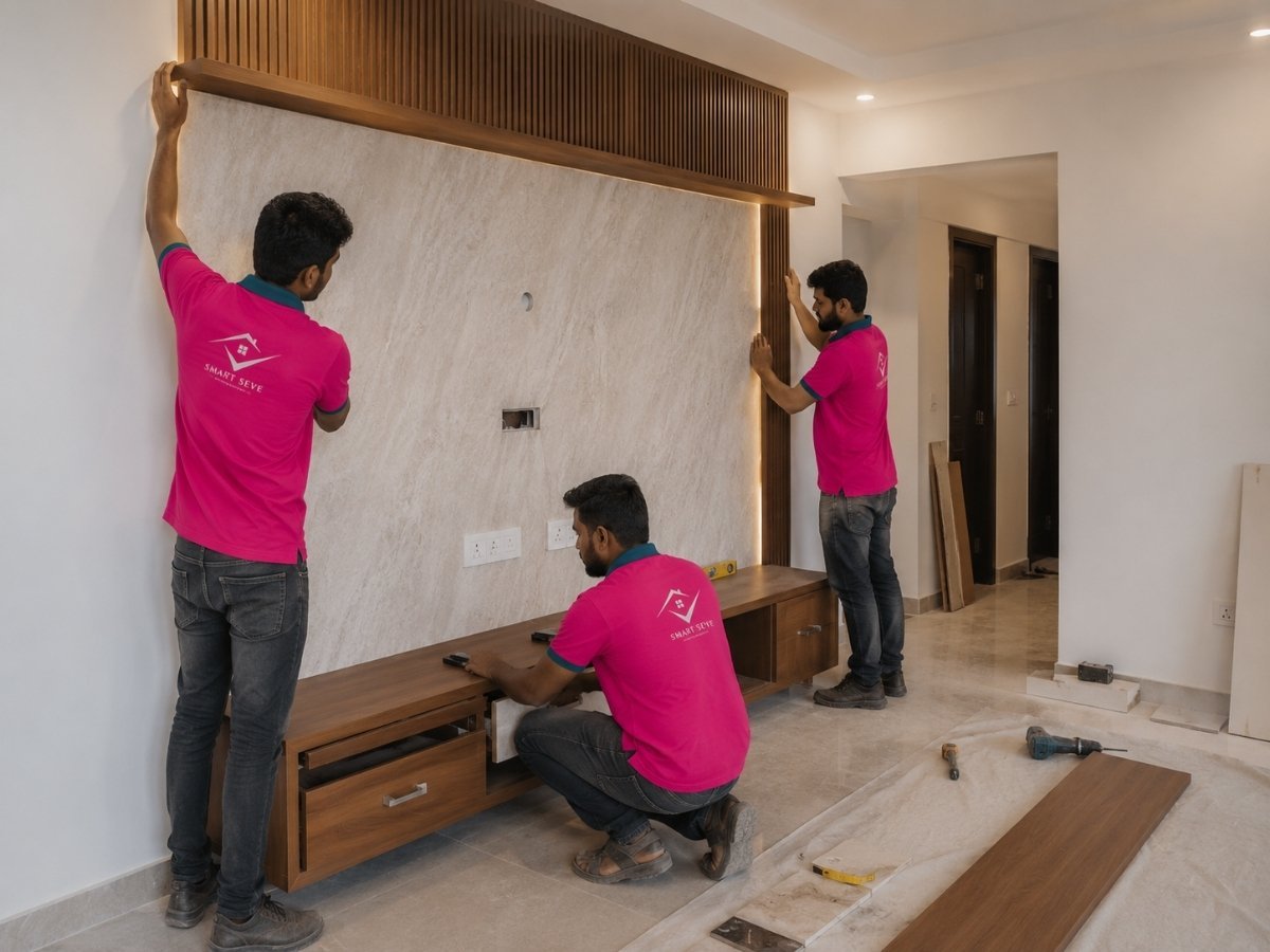 Modular wardrobe interior design in Tumkur