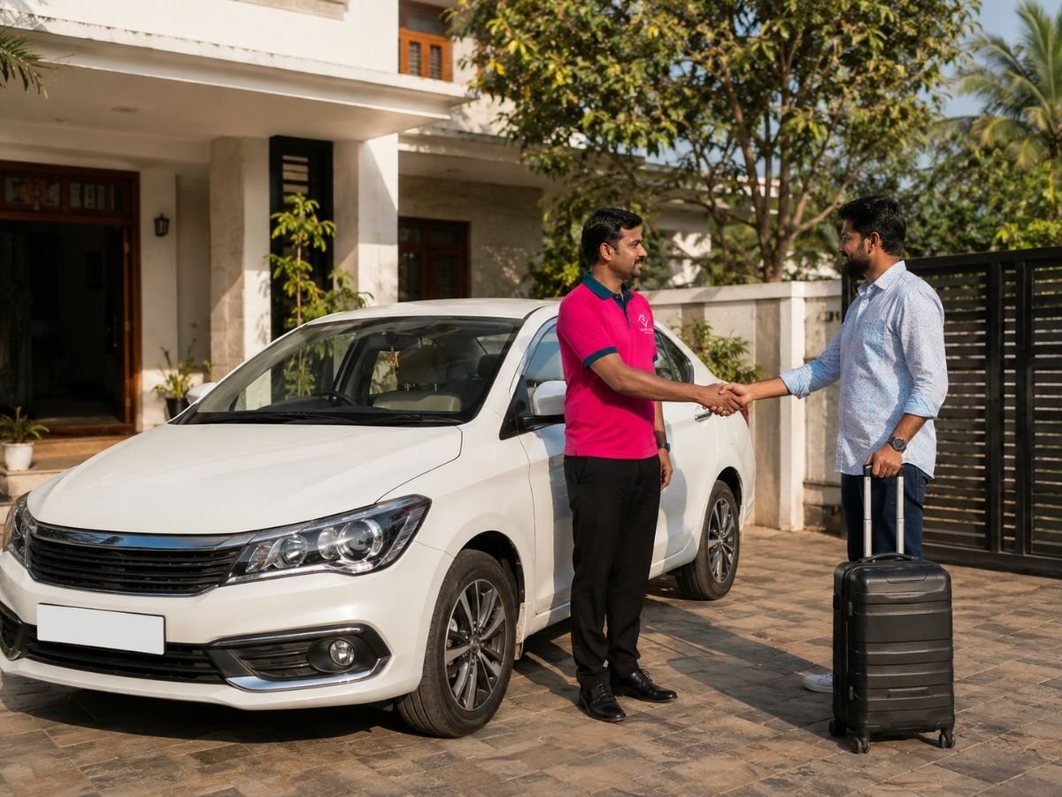 Taxi service with driver for local and outstation trips in Tumkur