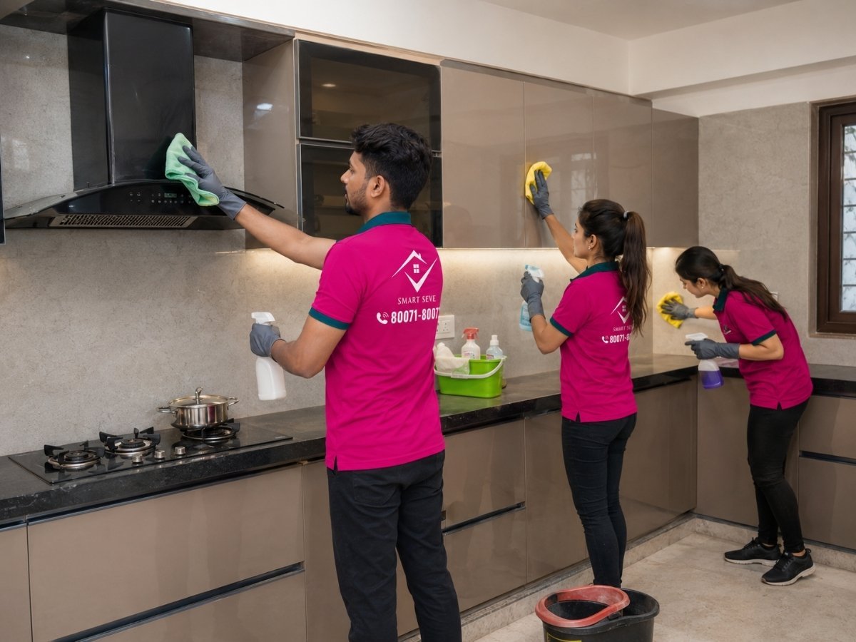 Professional kitchen deep cleaning in Tumkur