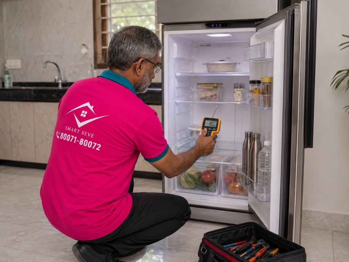 Refrigerator gas charging and compressor repair in Tumkur